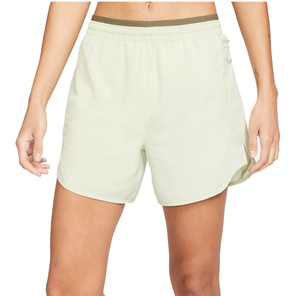 Nike Women Dri-FIT Tempo Luxe 5" Running Shorts Small light green CZ9576 NWT